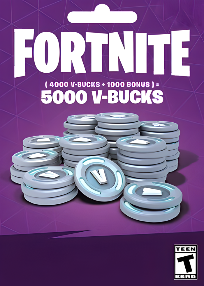 5000 V-Bucks Gift Card