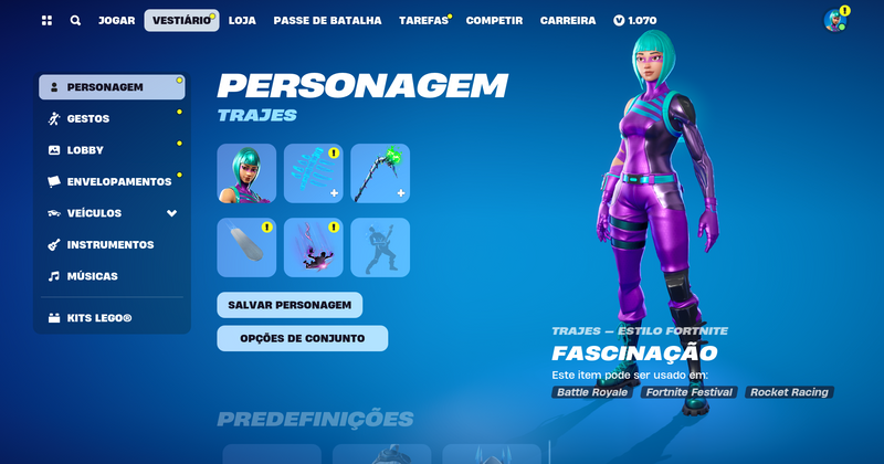 IKONIK, WONDER, MINTY, SALVE O MUNDO E 547 SKINS